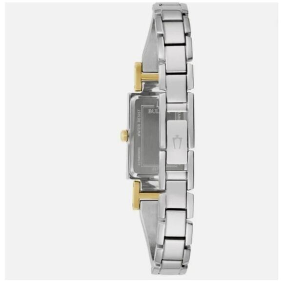 Bulova Classic 98P229 Women\'s 18x26mm Diamond Two-Tone S/Steel Quartz Watch main image 7